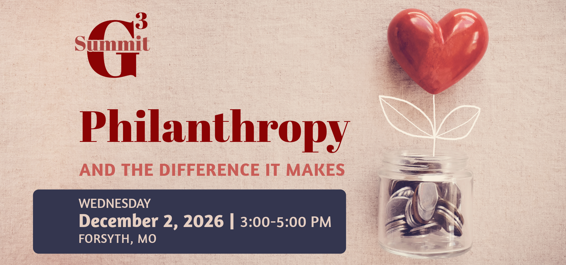 December G3 Summit: Philanthropy and The Difference It Makes